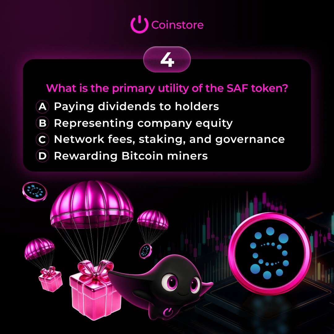 CoinstoreExc's tweet photo. 📢 $SAF Trivia Airdrop Alert! 📢 

💰25 Lucky winners will get to share $500 prize pool💰 

How to enter: 
🔹Follow @CoinstoreExc and @safrochain 
🔹Like + Share + Tag 3 friends 
🔹Comment your answers (e.g. 1A 2B 3C 4D) + UID  

📅 Ends Jul 16.  

🔍 Learn more ：https://t.co/Mt8QRHmsET