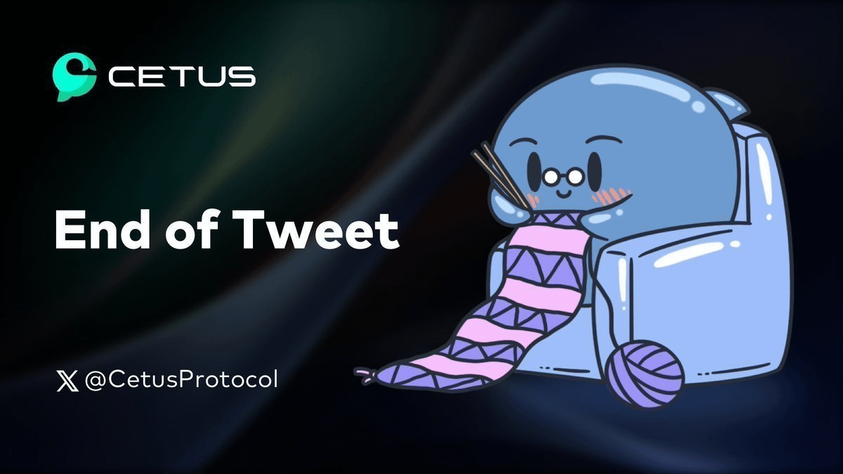CetusProtocol's tweet photo. Cetus has always aimed to serve as key DeFi infrastructure and the trading center of the Sui ecosystem. 🌊🐳

From CLMM to DLMM, from trading execution to liquidity infrastructure, we will keep strengthening the foundation that supports the next stage of on-chain finance on @SuiNetwork.