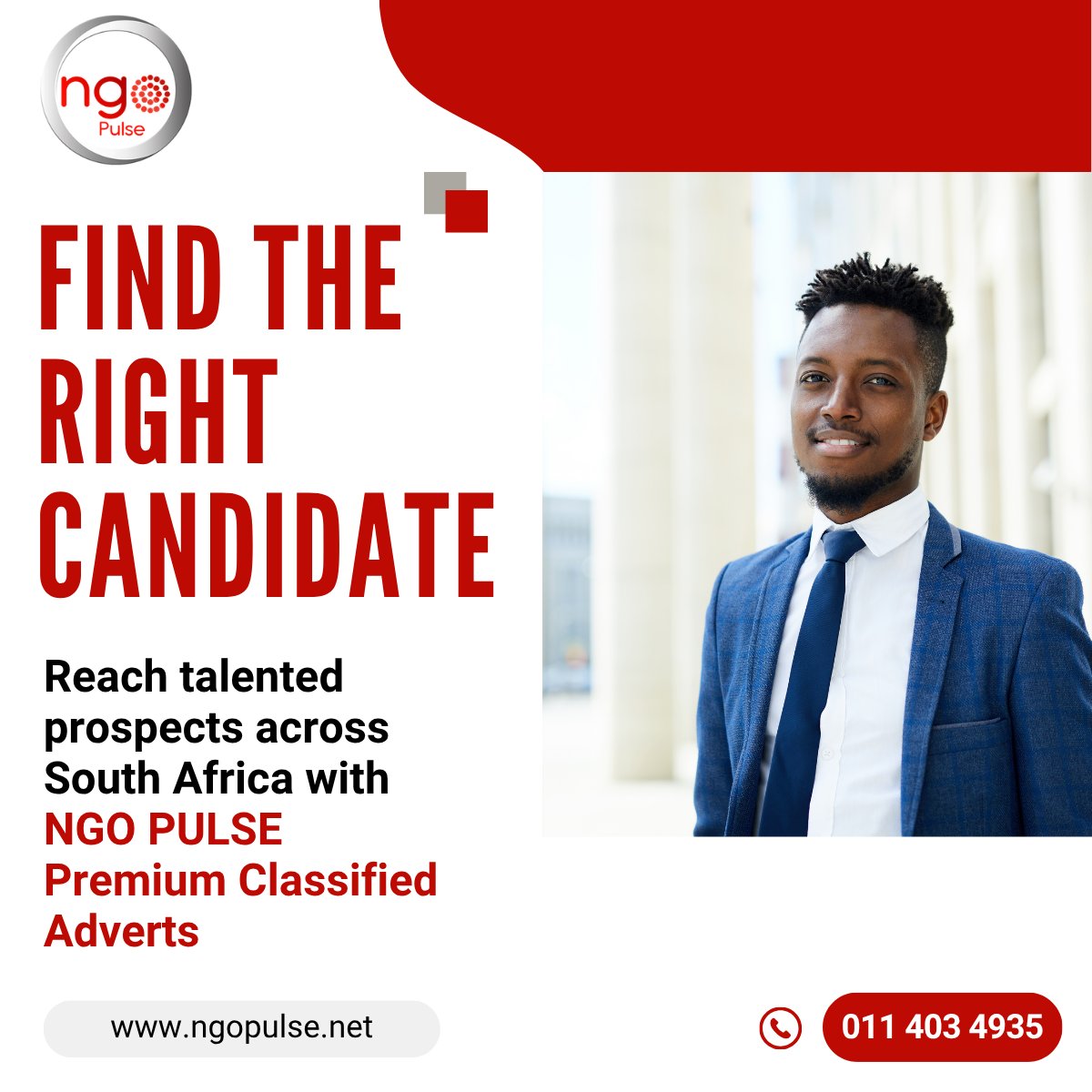 sangonet's tweet photo. Looking to grow your team with passionate, skilled professionals? 🤝

Find the right candidate for your organization with NGO Pulse Premium Classified Adverts. 

Ready to post your vacancy?
🌐 Visit: https://t.co/t1dieRpCJJ
📞 Call us: 011 403 4935 https://t.co/oIdcu67LLx