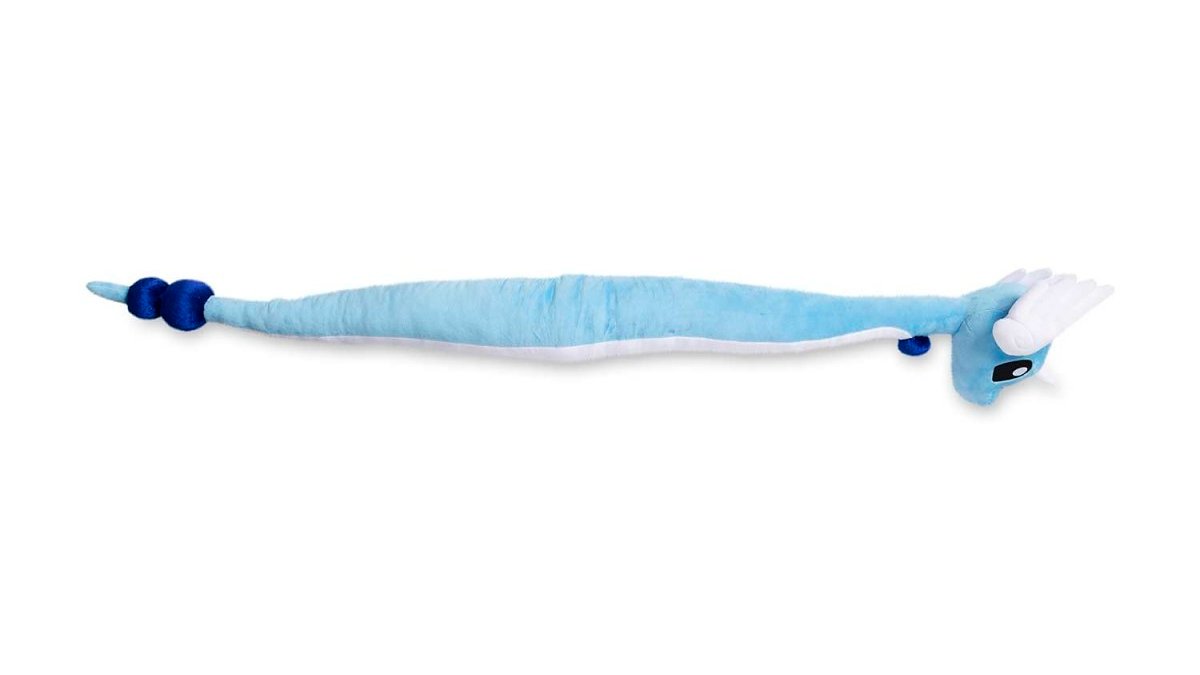 drag1ash's tweet photo. can we all take a moment to appreciate this picture of a dragonair plush from the official pokemon center website https://t.co/U7vAQLGdQH