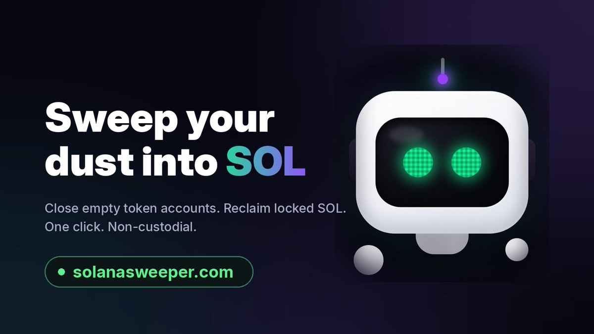 SolanaSweeper | Get your SOL back tweet media