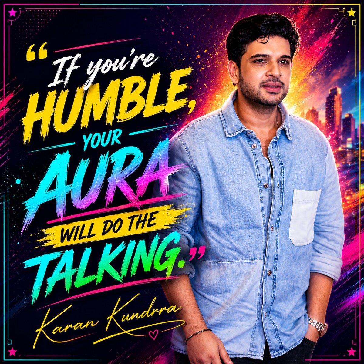 SameethaSamz's tweet photo. Good Day @kkundrra Bhai & All 💖

𝑺𝒕𝒂𝒚 𝑩𝒍𝒆𝒔𝒔𝒆𝒅, 𝑺𝒕𝒂𝒚 𝑯𝒂𝒑𝒑𝒚 ✨♾️

May God Bless You & Your Loved Ones With A Happy Healthy Long Life With All Goodness & Protect From Negativity 🧿 Praying For The Success Of Your Ongoing & Upcoming Projects 🙏

#KaranKundrra #KKundrraSquad #TejRan
