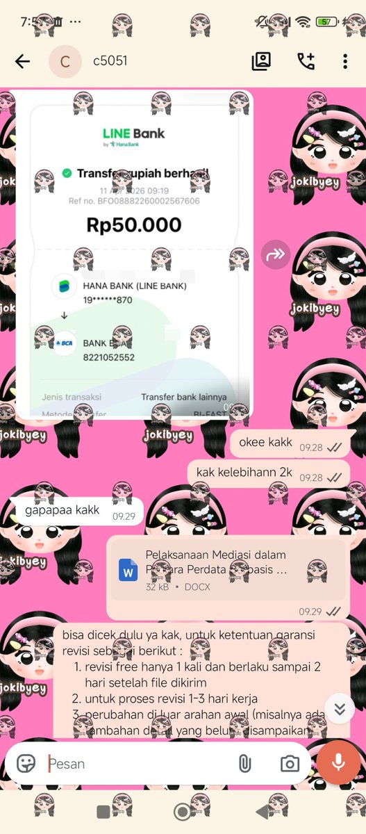jokibyeyy's tweet photo. joki jurnal hukum #zonauangㅤ https://t.co/tkRp7PF3lq
