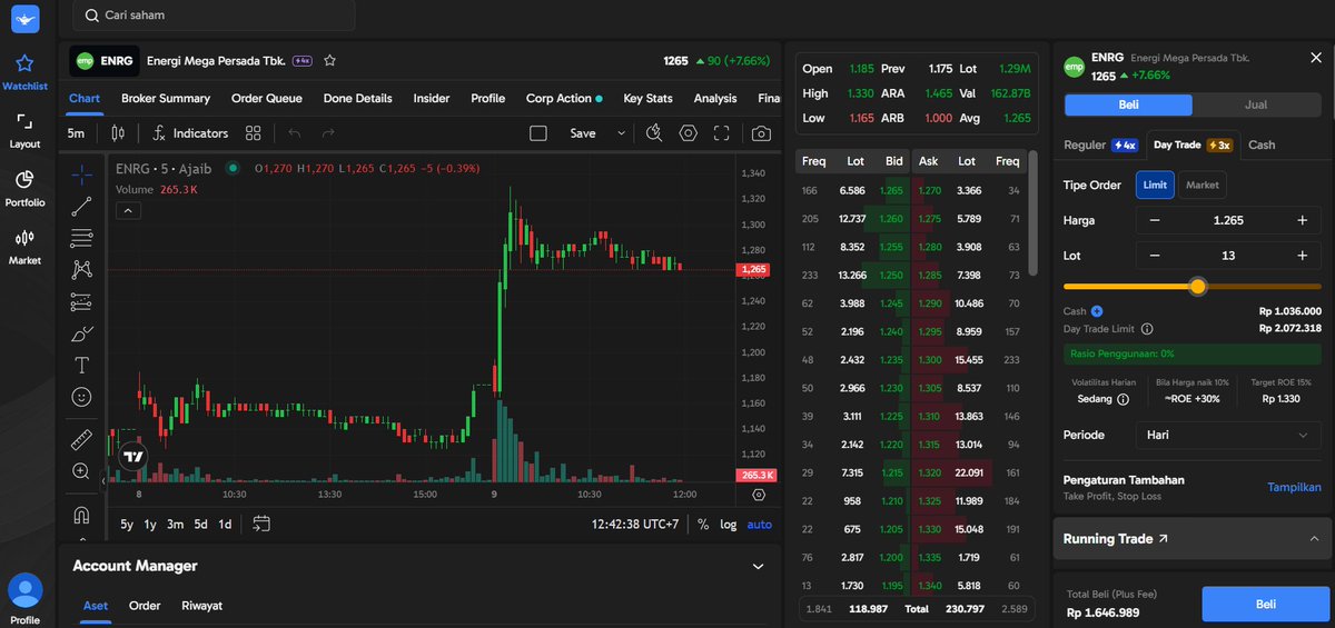 Puputeve10's tweet photo. Pagi2 pasti buka Ajaib Terminal dulu buat cek market sama screening saham. https://t.co/W2zV1uRcZa