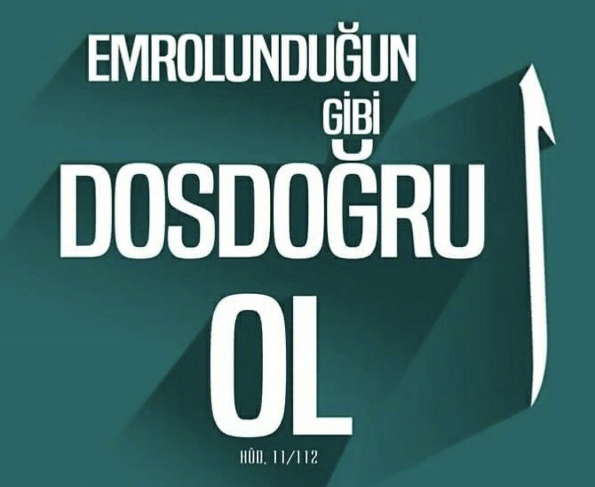 M__Karademir's tweet photo. Senin yanında hak yola dönenlerle birlikte, sana buyurulduğu gibi dosdoğru ol! Siz de azıp sapmayın. Allah, yaptıklarınızı çok iyi görmektedir. 
Hud suresi 112 nci ayet

Selam ve dua ile hayırlı cumalar https://t.co/ILY6MSEdc4