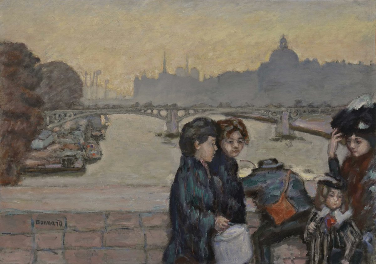 Pierre Bonnard (1867-1947) Pont du Carrousel à #Paris, 1903.