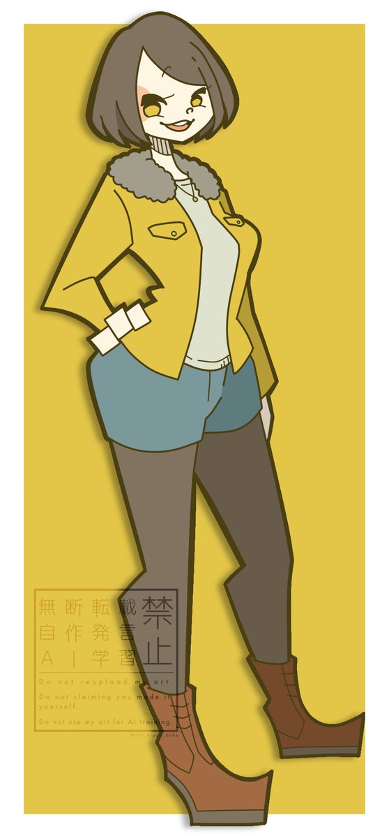 女の子リク絵スト】 ミオちゃんを描かせていただきましたぁ(｣^0
