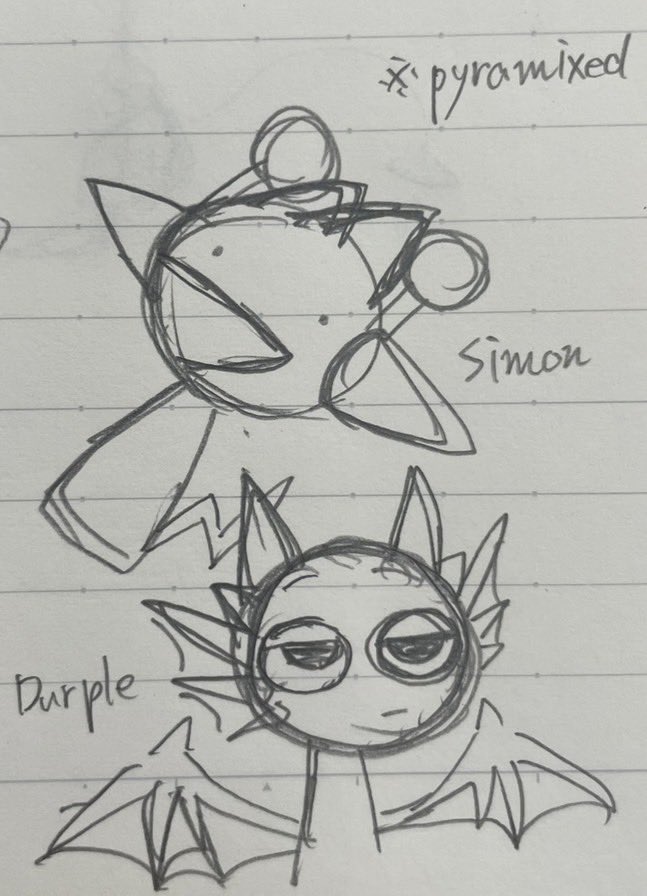gakuse5's tweet photo. Simon(original)
Simon(mustard)
Simon(pyramixed)
Durple(pyramixed)
I like Simon and Durple.🎺⚡️
 #sprunki  #スプランキー https://t.co/ZxJ36ILLyQ