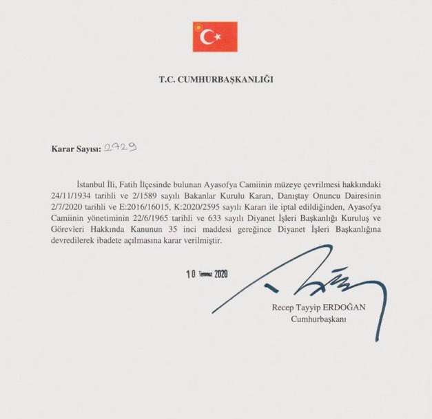 sevdaturkusev's tweet photo. Ayasofya Camii, 6 yıl önce bugün yeniden ibadete açıldı. 🤲🏻🤲🏻🤲🏻🇹🇷🇹🇷🇹🇷 https://t.co/SrveFrliTp