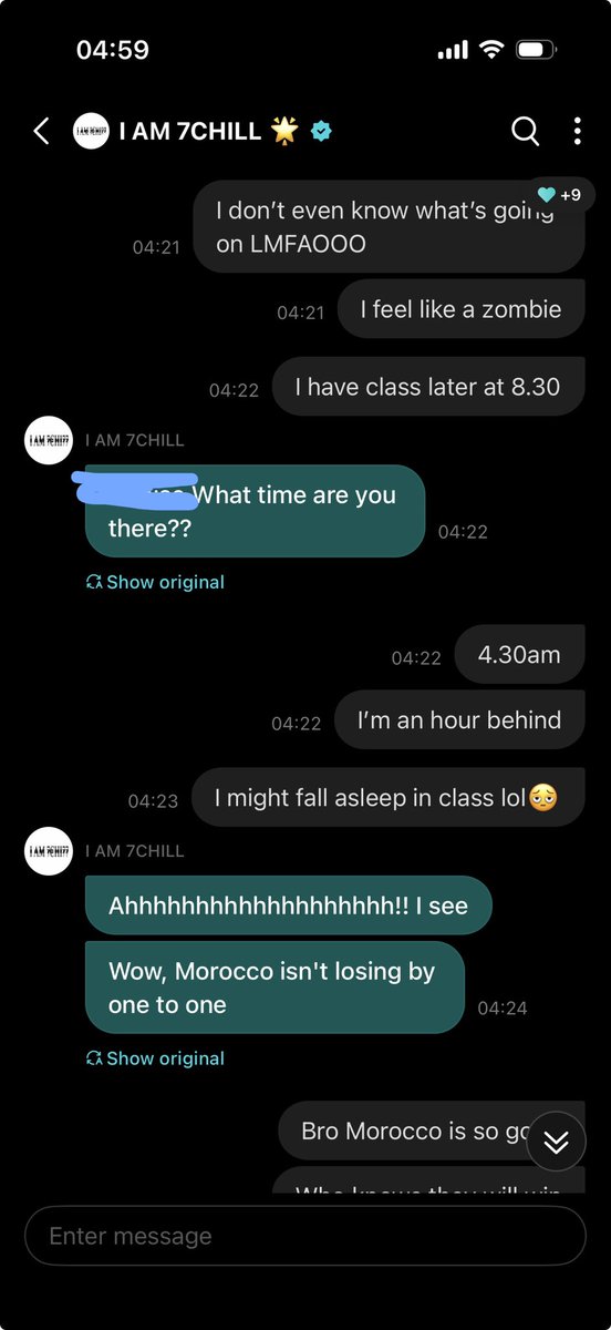 divorced_toes's tweet photo. @HYUNH4YI I actually woke up to watch the match and I wasn’t expecting him to text during the match huhu he’s so sweet 😭 https://t.co/ZsyyrX1rie