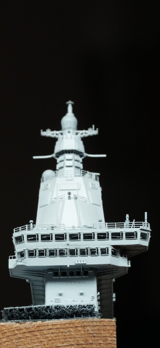 HsuSimpson's tweet photo. 1/700 PLAN CV-18 Fujian WIP adding Bridge Glass https://t.co/GEbAHhoZ0O