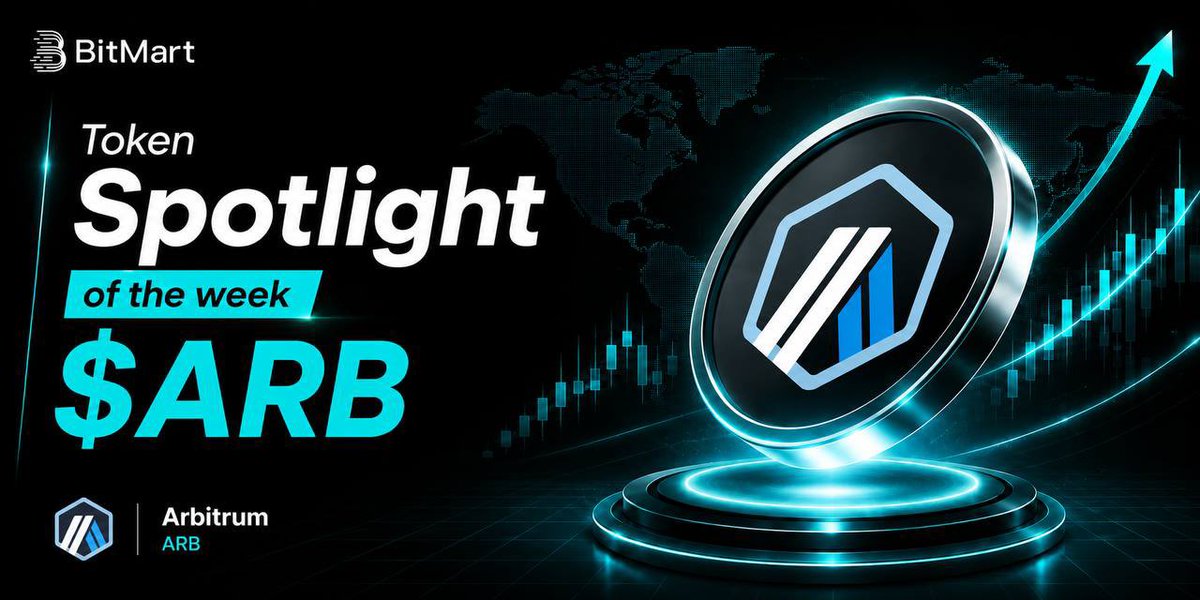 BitMart_SA's tweet photo. 🔥 Token Spotlight: $ARB

$ARB is back in focus after Robinhood Chain announced its integration with Arbitrum, with 10% of chain fees flowing back into the Arbitrum ecosystem. 🚀

The news has reignited momentum, with $ARB jumping over 15% in the last 24 hours, making it one of today’s top-performing large-cap altcoins. 📈

With a major ecosystem integration now driving value, traders are watching closely to see if this marks the start of a broader trend reversal or just a short-term breakout 👀

❤️ Like if $ARB is on your watchlist!