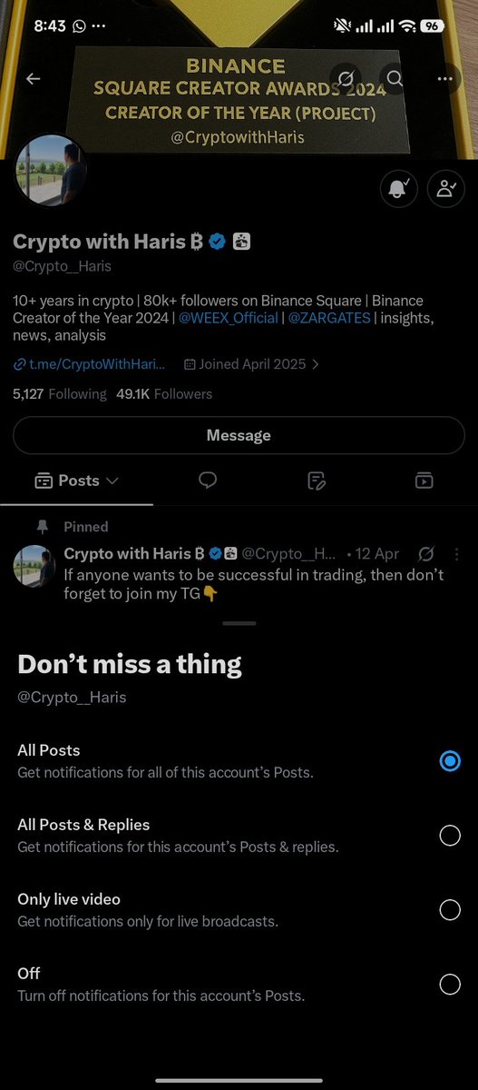 Ibrahim06364859's tweet photo. @Crypto__Haris DQtezLu2ikjL7W4xmEnquXNou2Fut4y2nqzJRprD7een https://t.co/aBWSPtC4YH