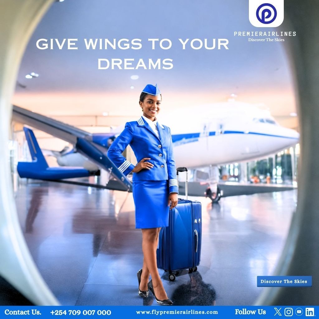 Kwikiriza_Jed's tweet photo. Every destination has a story. ✈️ Every flight is the beginning of a new adventure.
Choose .@flypremierug and discover the skies with comfort, safety, and exceptional service.
📍Which destination is first on your bucket list? Tell us below! 👇
#DiscoverTheSkies | #PremierAirlines | #TravelGoals | #ExploreMore | #FlyPremier