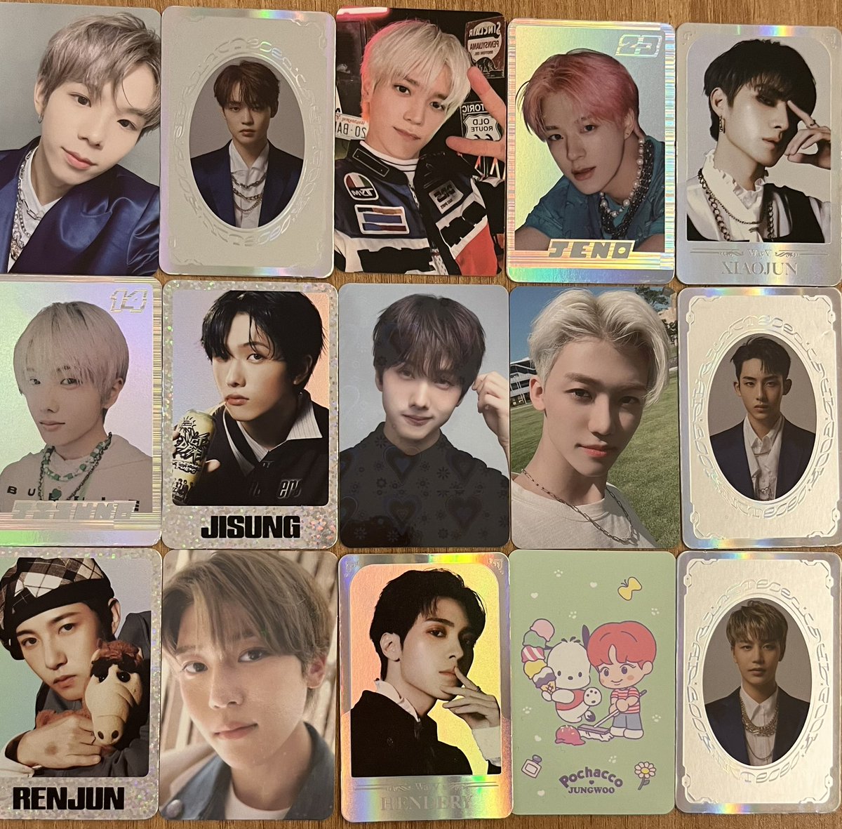 pan_00p's tweet photo. 엔시티 포카 일괄 판매 
all 7.0/ all 18.0 
all 11.0/ all 14.0
wts 엔시티드림 캔디 스무디 nct127 nctdream 마크 런쥔 제노 재민 천러 지성 renjun jeno haechan jaemin chenle jisung nct 대량 양도 대량 글리치모드 에이요 질주 레조넌스 해찬 태용 도영 재현 일괄 정우 급처 처분 싸게 쟈니 https://t.co/sCX9kDSsGA