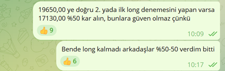 efekentli__'s tweet photo. Dün bir arkadaşımız sen bu  rakamları yazıyorsun işlem yapıyor musun diye yazmış bir yorumumun altında?

Yok dedim hobi olsun diye yazıyorum rakamları 🤭

Ben ne yazıyorsam kar-kes'i ile de zarar-kes ile de uygulamaya çalışıyorum. 😊

Sabah 09:25 - 10:10 arası #viop işlemlerimin özeti. 

İlk pozisyon açılışını pivot üzeri bir seans açılışı olduğu için 17040,00 civarı yaptım ama bu pozisyon 40 puana stop oldu. 2. yi yine yazdığım gibi 16950-16900 civarını kollayarak yaptım dönüşü görünce, 16950,00 altı stopla 16985,00 den ikinci longu açtım 17130,00 civarı %50 17250,00 ye yakında %50 ile bu pozisyonu kar ile kapatarak önce 40 puan stop zararımı sonrada pala beyden kârımı aldım ve işlemlerimi tamamladım. 😊

#viop30 #x30yvade #efekentlisistem