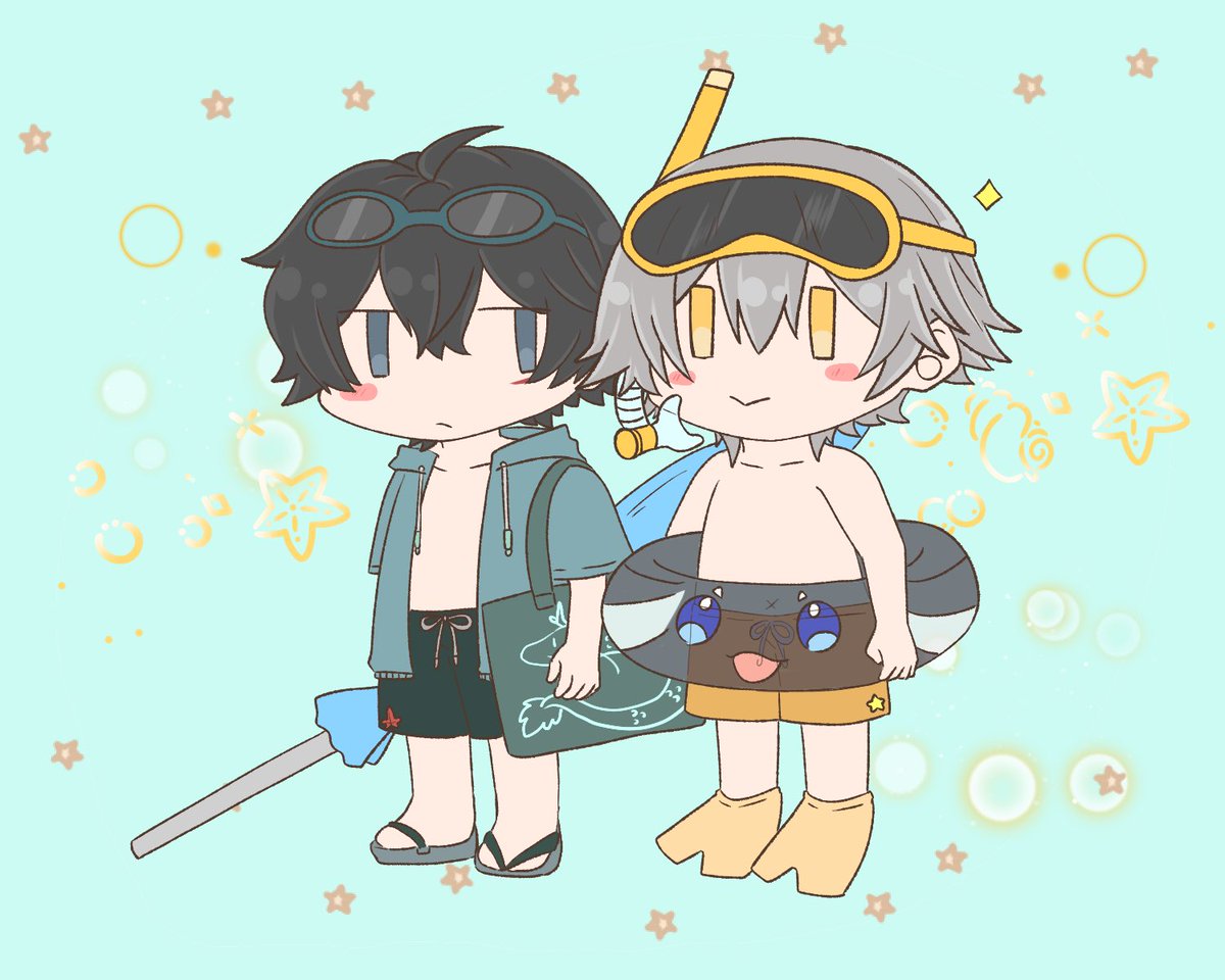 str_izuki05's tweet photo. 暑すぎる…ということで🏝な🍁💫再掲 https://t.co/LnZSue6inu