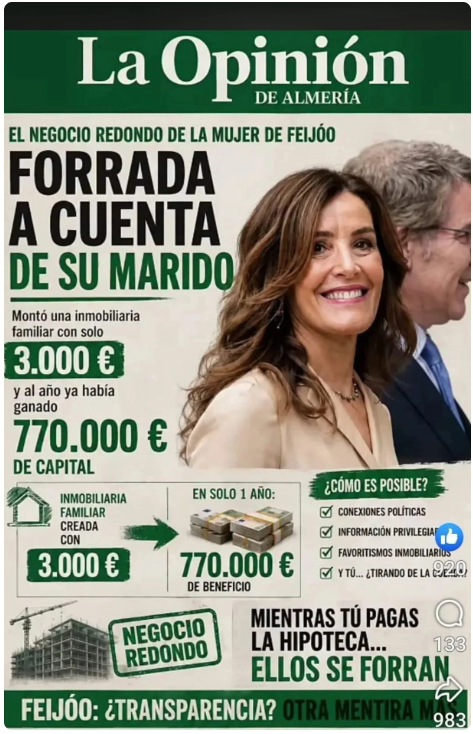 Xismars's tweet photo. @anadebande Porque tu lo digas, ya puedes mandar todos los vídeos que quieras.....que estamos hartos de bulos y mentiras.

Y vosotros investigando a la mujer de Pedro Sánchez por un trabajo del que no ganó ni un euro, esto si que es no tener verguenza.⬇️⬇️ https://t.co/9G36Tc7u4D