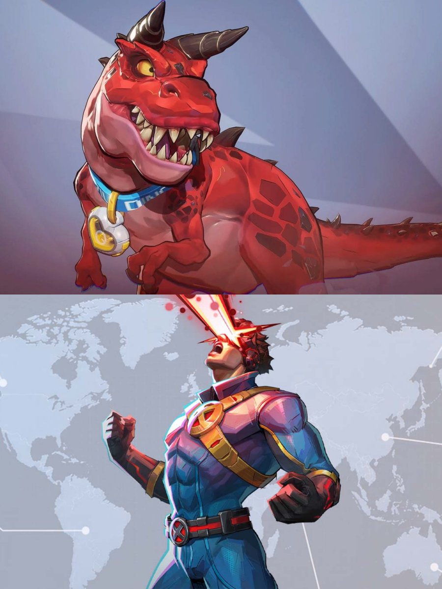 VitocoDivertido's tweet photo. Hola gente en unas horas más tendremos la temporada 9 de rivals y dejamos la temporada 8 atrás con estos personajes que llevaron en la temporada que devil dinosaur y ciclops personajes muy fuertes que rompieron el meta del juego sin duda alguno ya esperan la temporada 9? https://t.co/wnrL33jKDR