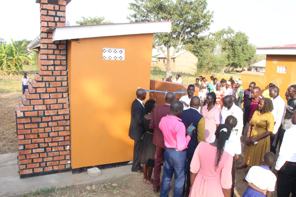 socadido's tweet photo. 1/5 On July 9, 2026, @socadido joined @Kapelebyong2018 in commemorating belated World Water Day celebrations at Aakum P/S. The event marked the official handover of modern sanitation facilities constructed under the S-WASH Project with funding from our partner, @Just_a_Drop https://t.co/eqjFwRzBHC