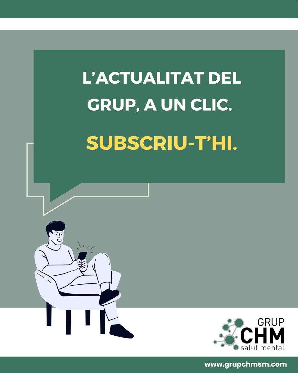 GrupCHMSM's tweet photo. 📩Si vols estar al dia de la nostra actualitat, subscriu-te al butlletí del #GrupCHMsm i rebràs cada mes totes les nostres notícies

https://t.co/jzAmVaNLdp https://t.co/zyAz7Dqdf2