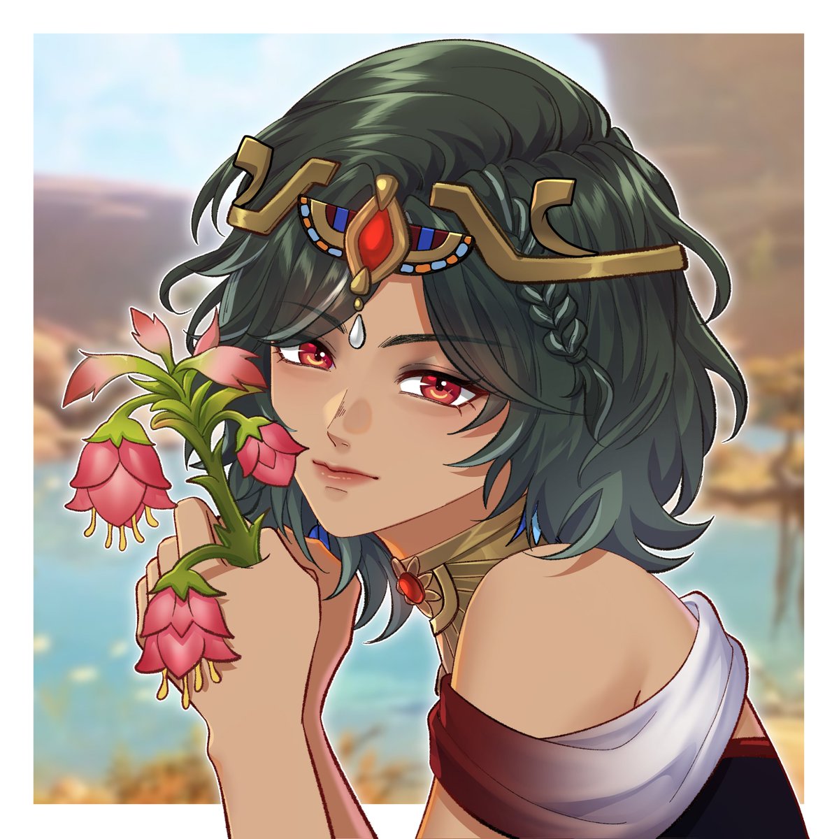 lilistham's tweet photo. [ Interesting Things: Mourning Flowers ❤️‍🩹 ]

"People call them Mourning Flowers because they grow where sorrow lingers. Still, when I look at them, I don't think about loss. I think about the people who keep going despite it."

🎨 Ai Rakun | #genshinoc https://t.co/fjwCCHUSjd