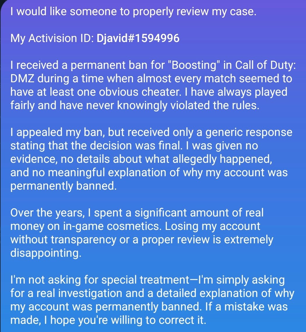David4768644656's tweet photo. @CODLeague @CallofDuty @CallofDuty @Activision 
Please help 🙏 https://t.co/zTTWc8C82X