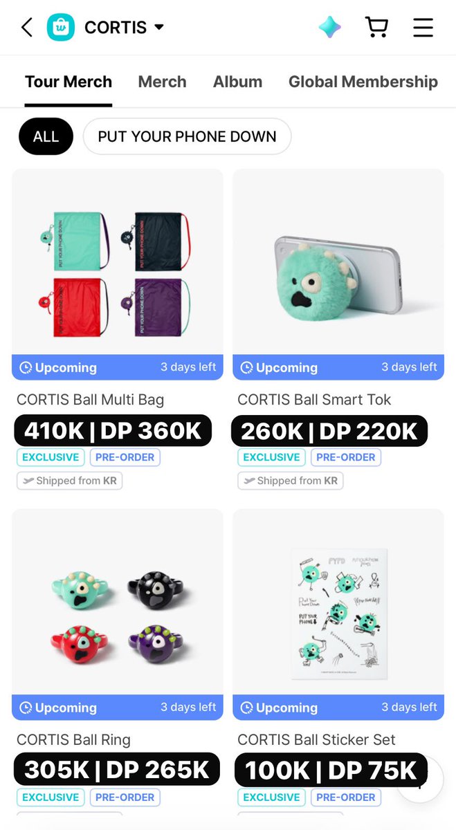 etverything's tweet photo. [OPEN PO HANDCARRY KOREA]
HANDCARRY CORTIS 2026 TOUR 'PUT YOUR PHONE DOWN' OFFICIAL MERCH 

☆ price on pict

✅ Handcarry KR ready INA 26 Juli (bekasi)
✅ Include packing
✅ ada GO

☎️ https://t.co/kvwhu5txig
🛒 form order https://t.co/ZMyMaL5mOp

t. wts wtb diskon hc sale jastip pre order zonauang kr promo shopper warehouse pypd md #KEONHO #건호 #MARTIN #마틴 #JAMES #제임스 #JUHOON #주훈 #SEONGHYEON #코르티스