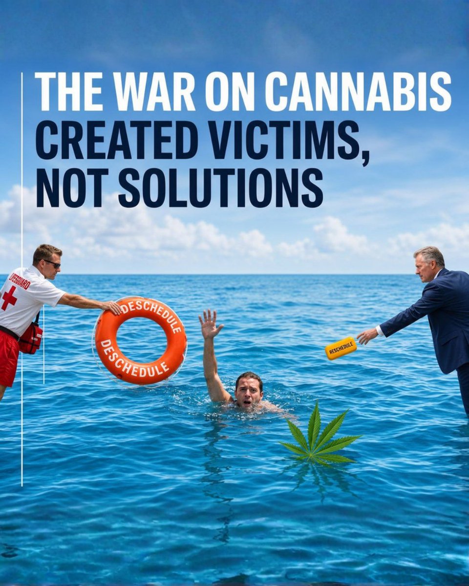 DescheduleEarth's tweet photo. Looks like some folks are still throwing out the wrong life preservers. We need to get cannabis off the Controlled Substances Act entirely. Offering a 'reschedule' is like tossing a band-aid to someone drowning. It's a half measure that doesn't solve the real problem. Let's push for full descheduling and end this war on cannabis that's created so many victims.