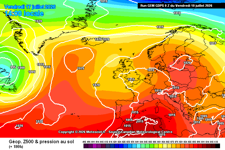ExtremeMeteo's tweet photo. Sortie de crise très poussive modélisée la semaine prochaine avec même une canicule se terminant possiblement de plus en plus tard. Le sud/sud-est d'ailleurs, pourrait ne même pas en sortir du tout à l'horizon de 7 jours. 

Ce qui est inquiétant sur plusieurs modélisations c'est cette possibilité de renvoyer une goutte froide au large du Portugal pour la semaine suivante. AIFS et ECMWF sont enclins à cela, UKMO à l'échéance maximale de 168 h reste très chaud. GEM garde cette anomalie vers l'ouest du pays ce qui tend à garder le sud sous la canicule. 

Les modèles ensemblistes matérialisent la baisse très progressive.

Difficile d'y voir clair aujourd'hui mais je reste très méfiant sur l'idée d'une "pleine sortie de crise". Au final, cela donne aussi pas mal d'incertitudes sur les contours d'une dégradation orageuse. En gros, on n'y voit pas plus clair qu'il y a 24 h.