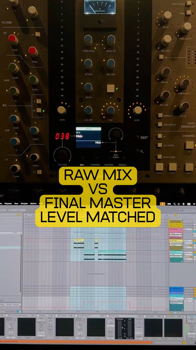 blackviewstudio's tweet photo. Louder is not always better.

A proper A/B comparison should reveal control, not just volume.

New article on Black View Studio:
why level matched A/B matters before judging a master.

#Mastering #MusicProduction #ElectronicMusic https://t.co/MPMFn9L4vb
