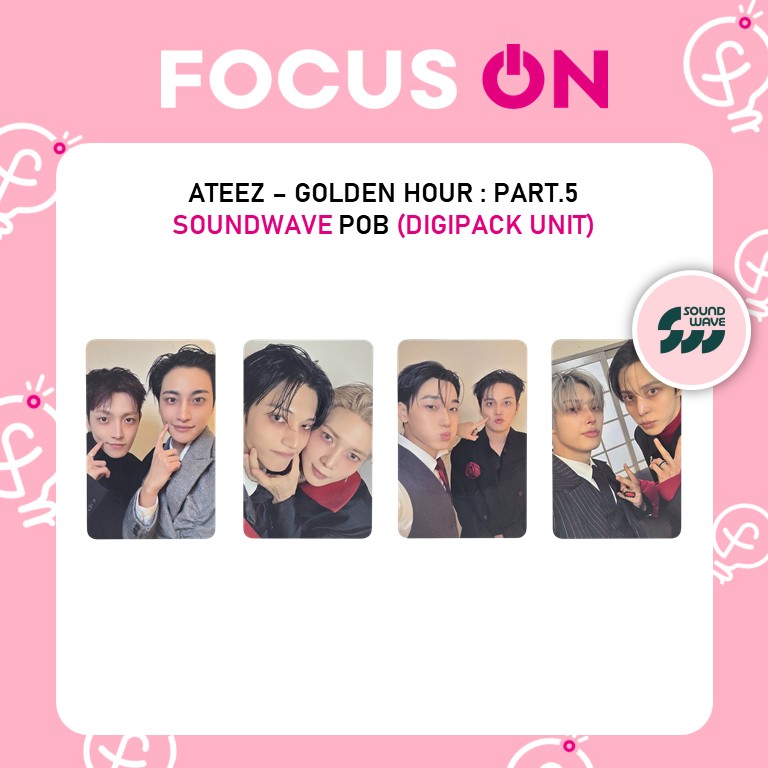 📦#ATEEZ 14TH MINI ALBUM 『 GOLDEN HOUR : PART 5 』 在庫あり