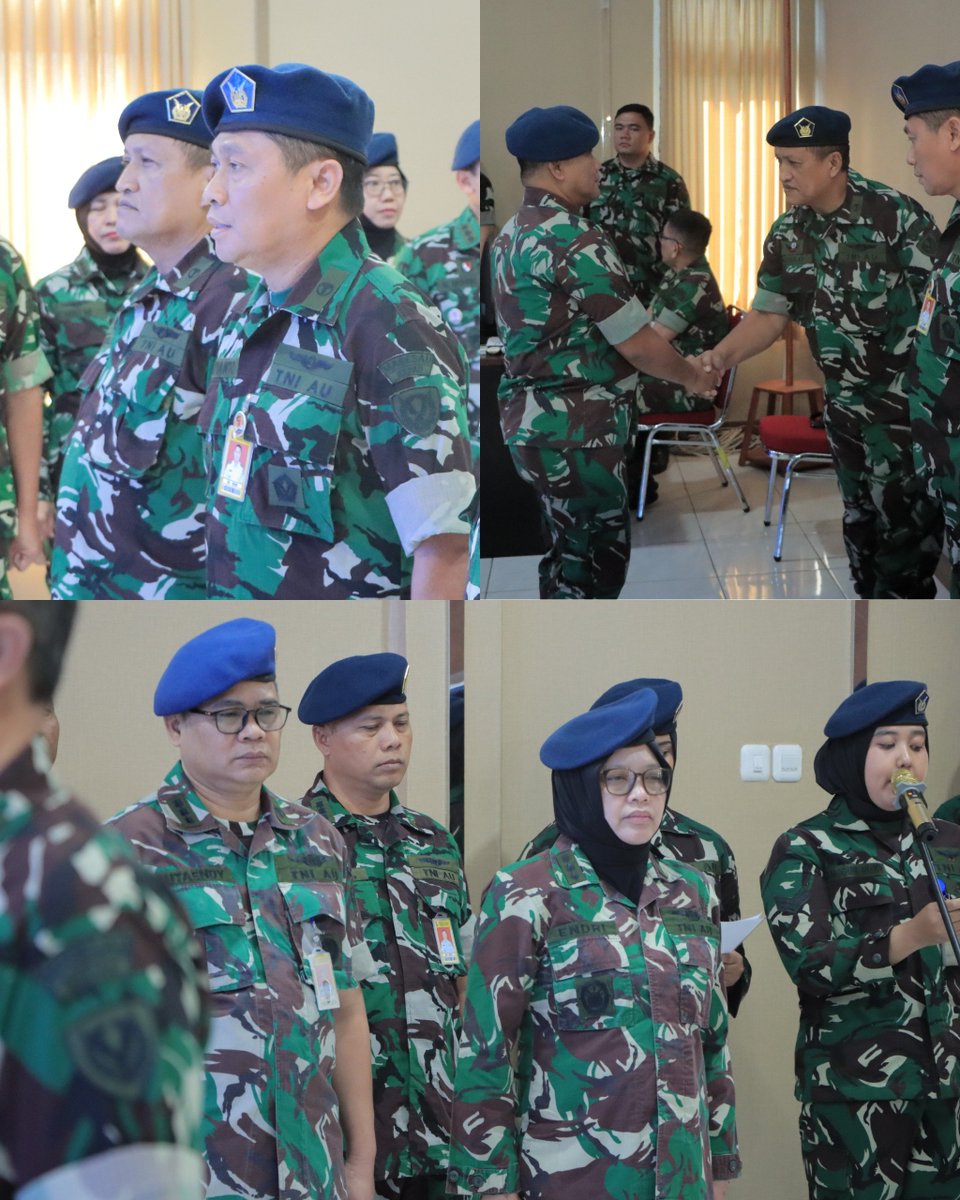 RspauH's tweet photo. RSPAU dr. S. Hardjolukito menggelar Serah Terima Jabatan (Sertijab) Kepala Bidang Umum (Kabidum) sekaligus Penyerahan Jabatan Kepala Komite Medik di Ruang Diklat RSPAU, Kamis (9/7/26). https://t.co/9YVeqgfy1g