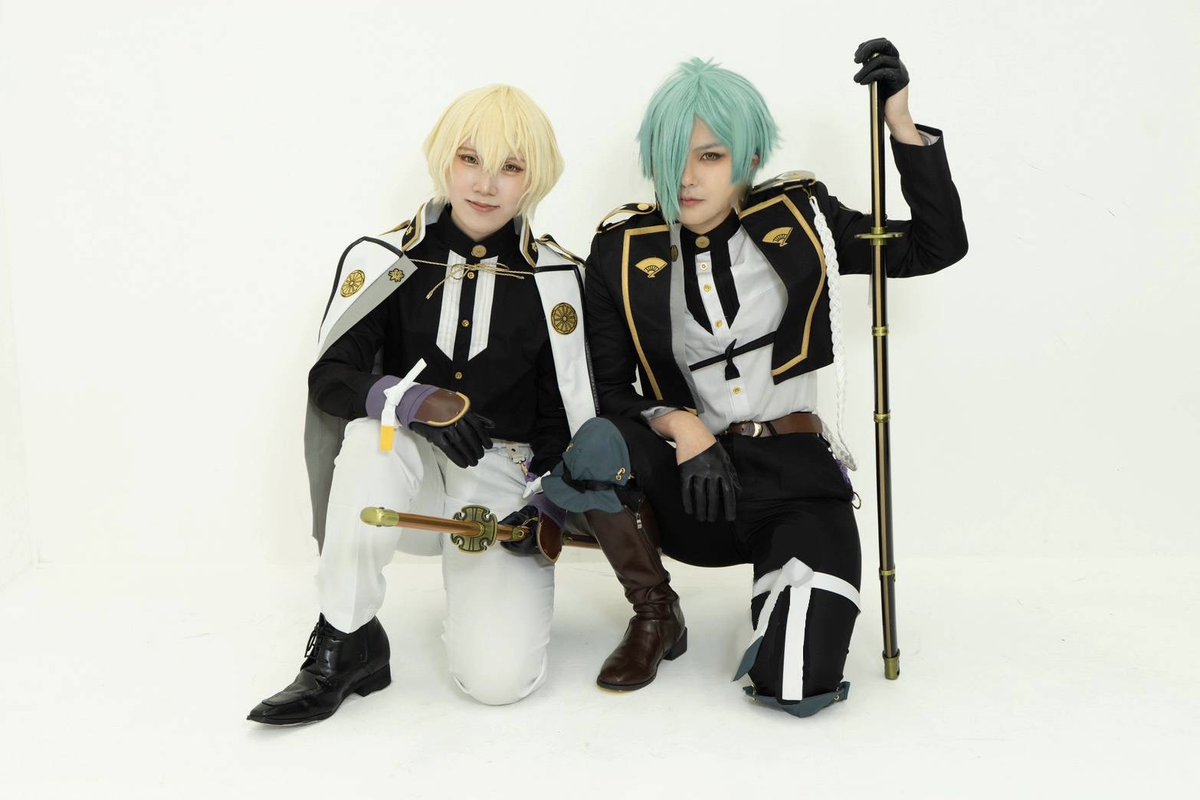 Rng0515's tweet photo. cos 刀剣乱舞　髭切.膝丸 

　　　　　　　*:.｡.  源氏の重宝 .｡.:*

@studio_schut 
📸 @Reonn_08 https://t.co/cpdedfjvwx