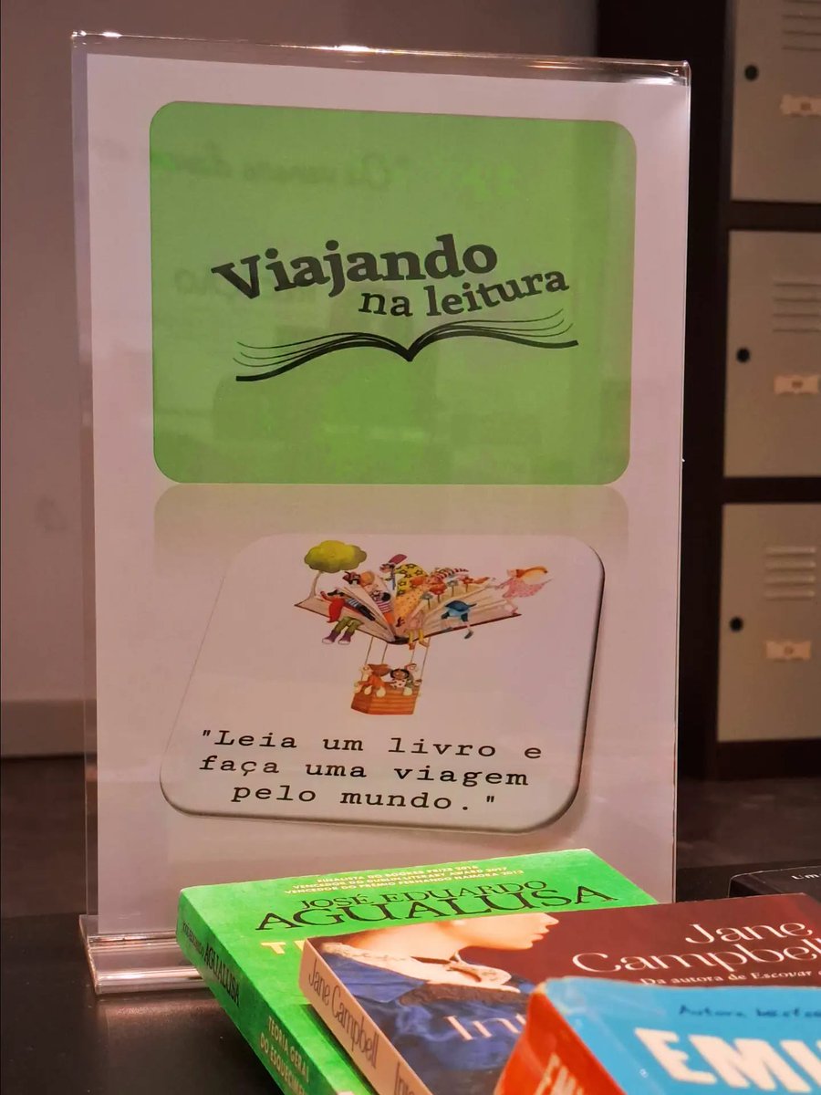 BiblioMunLeiria's tweet photo. 📚✈️ Viajando na leitura 📖✨
📍 Átrio
#sugestãoleitura #bmalv #bibliotecaleiria https://t.co/m4lUew15ia