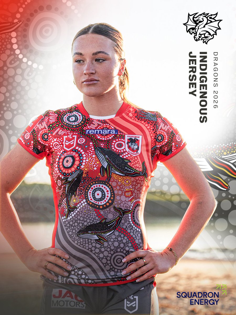 NRL_Dragons's tweet photo. The story of our Indigenous Jersey 👣 https://t.co/KEcZaKuPVz