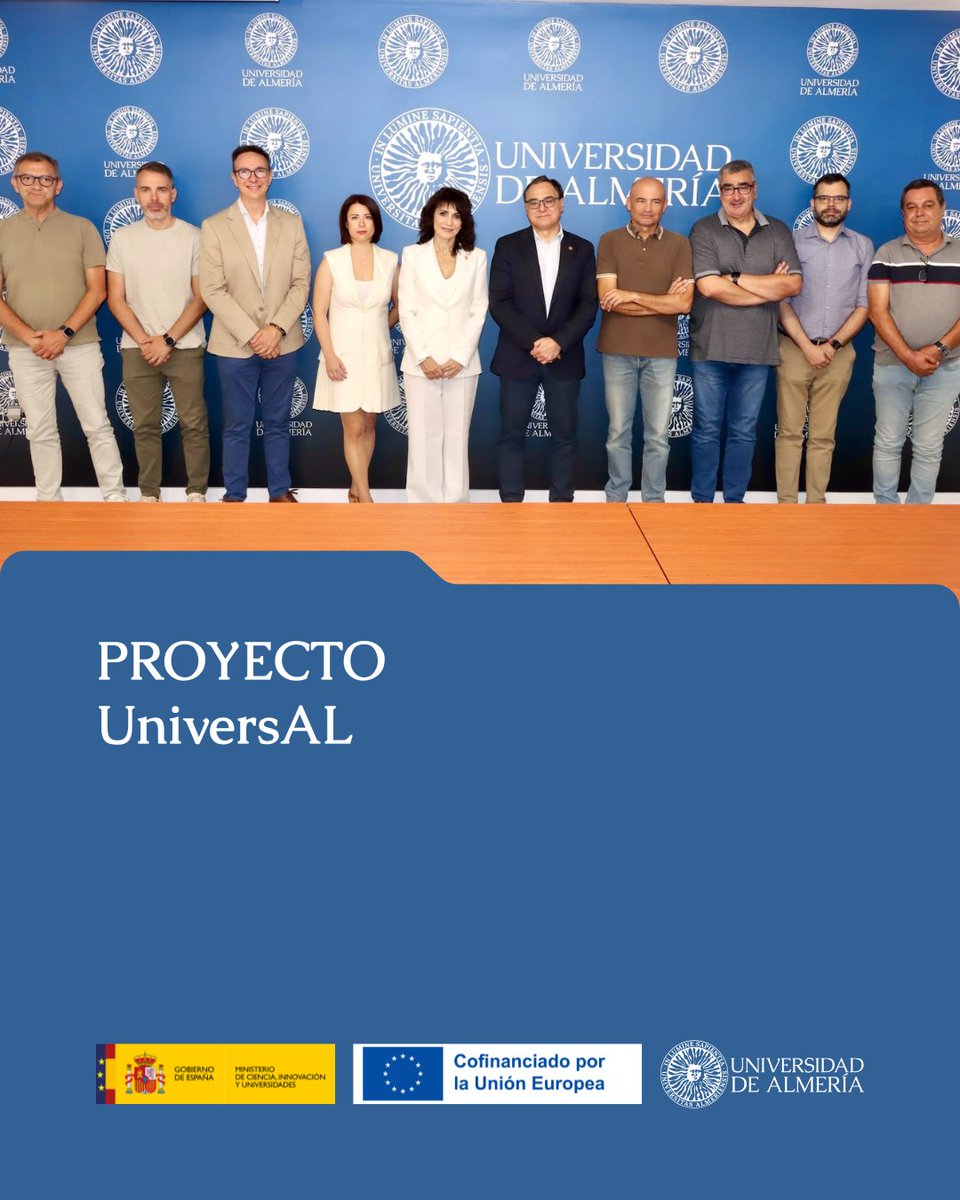 ualmeria's tweet photo. 🚀 La UAL impulsa UniversAL, un proyecto pionero que transformará su campus en un ecosistema digital inteligente, sostenible e inclusivo mediante IA, gemelos digitales, IoT, robótica y tecnologías avanzadas. https://t.co/qAM1bIqspW