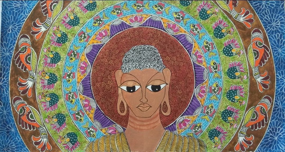 Bahujan_connect's tweet photo. ✨ Buddha in Madhubani ✨
A handcrafted original that brings together mindfulness, tradition, and intricate folk artistry.
Available for sale. DM for details. 🎨🙏
#MadhubaniArt #Buddha #Buddhism #art #IndianArt https://t.co/Xbwg6BsXVG