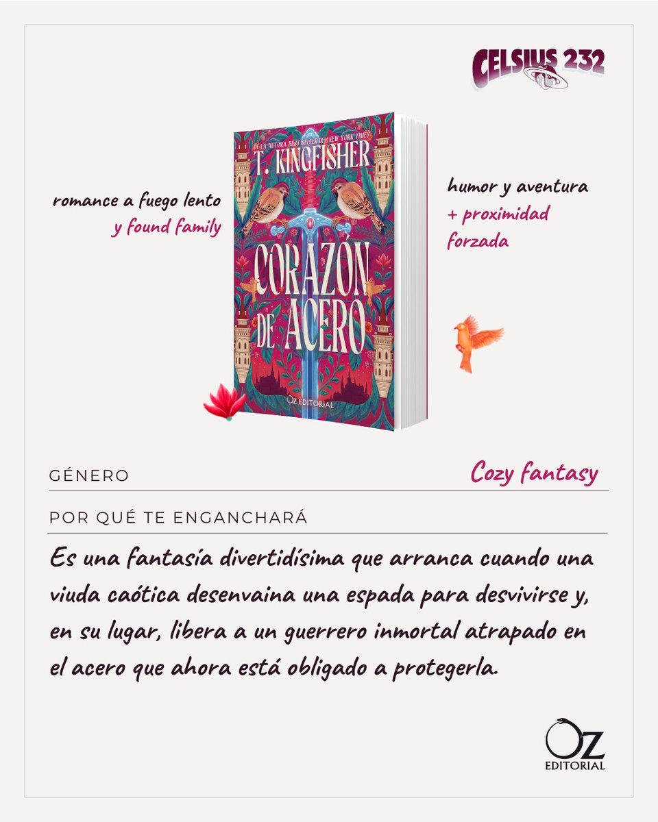 Oz_Editorial's tweet photo. MESA "NUEVOS MITOS PARA EL SIGLO XXI: DESGARRANDO LAS COSTURAS DE LA FANTASÍA CLÁSICA"  

⏲️ Viernes 17 de julio - 20:20h 
📌 Auditorio de la Casa de la Cultura  

¡Os esperamos!  

#OzEditorial #celsius2026 #tkingfisher #festivalcelsius232 https://t.co/FYClER4h6f