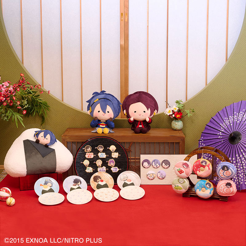 convenichecker's tweet photo. エニマイくじ「刀剣乱舞ONLINE×んまほっぺシリーズ」がファミマで7月24日に店頭発売、『びっぐぬいぐるみ 三日月宗近 / 加州清光』『んま～ ポーチ』など可愛いグッズが当たる! ラスト賞は『んま～ クッション 三日月宗近』 https://t.co/kI4lzhrrh9 

＃ファミリーマート ＃とうらぶ https://t.co/SENAzYsNyk