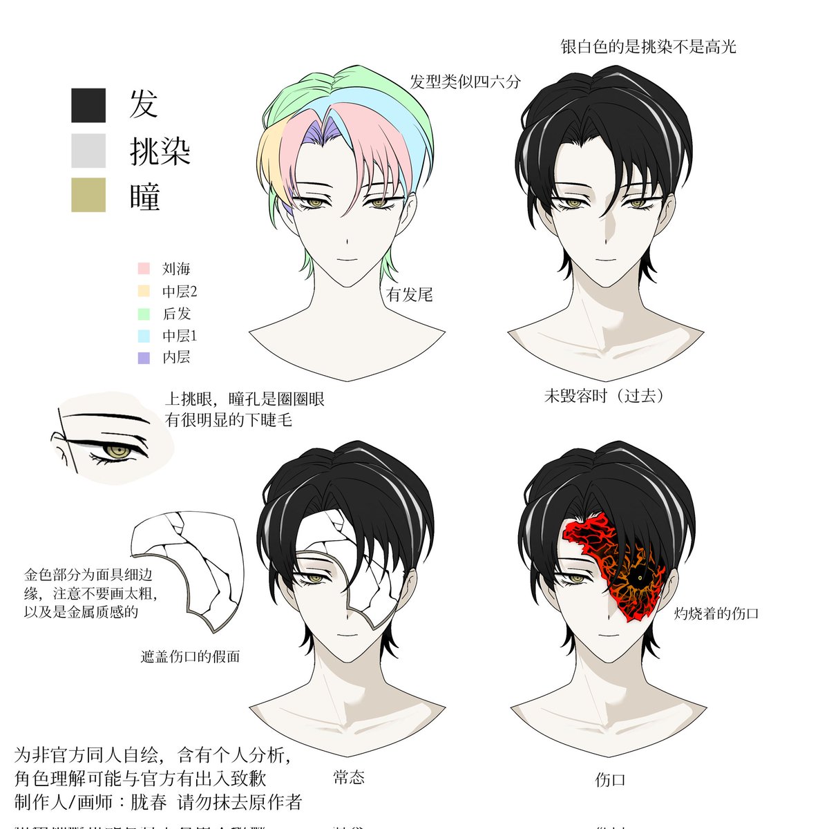 Crowfries123's tweet photo. #lcbRien #Limbus_Company
画了里恩的参考图。可以随意使用。 https://t.co/pxkofLgZAl