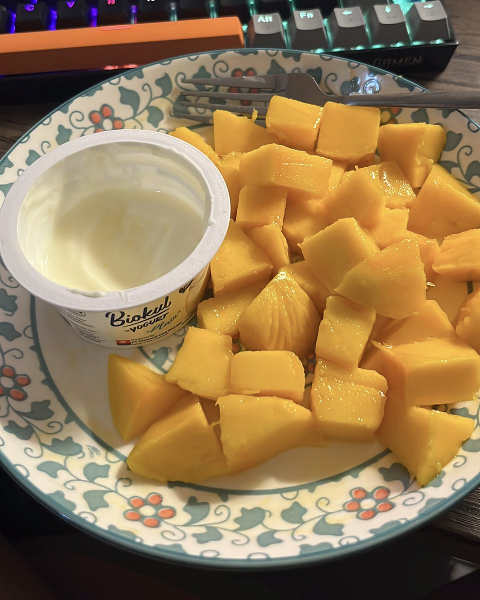 lattleya's tweet photo. yum yum mam aku tudey!

sarapan: mangga dan yogurt🥭🍦
mam siang: sourdough, telor, romaine, dan stroberiii🍞🥬🍓 https://t.co/ERcsI9UhS2