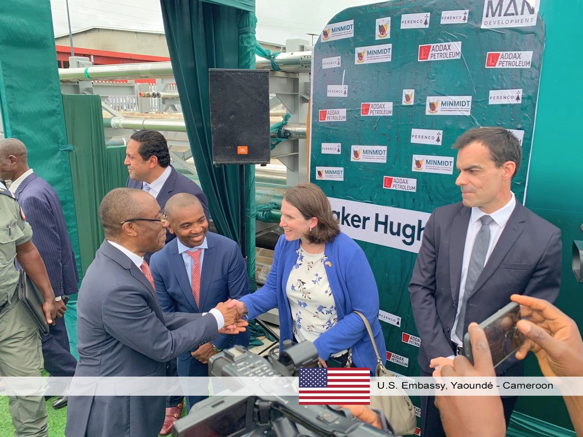USEmbYaounde's tweet photo. L'inauguration recente du nouveau site opérationnel de @bakerhughesco à Douala témoigne de l'importance des investissements américains dans l'avenir énergétique du Cameroun et reflète le renforcement de nos liens économiques.  

En apportant une technologie de pointe et leur expertise, les entreprises américaines stimulent l'innovation et aident le Cameroun à améliorer l'efficacité énergétique, la sécurité et la résilience de la chaîne d'approvisionnement — autant d'étapes essentielles vers une croissance économique à long terme. 🇺🇸🫱🏼‍🫲🏾🇨🇲

#USinCameroon #ResponsibleInvestment #EnergySecurity #EnergyInnovation