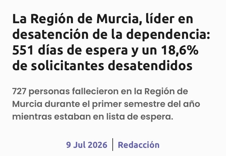 RosaRodaNews's tweet photo. Y así es como López Miras vuelve a quedarse sin argumentos. 
Si los votantes murcianos llegasen a entender algún día cuánto afecta a su vida  la mala gestión del Gobierno regional…pero ni entienden ni quieren entender entretenidos con cohetes, misas, romerías y procesiones. https://t.co/6KIm10fxR3
