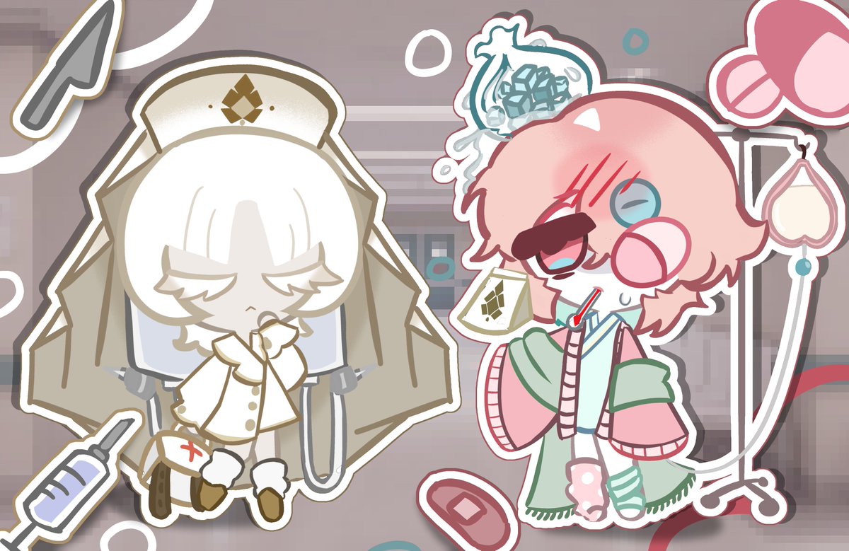 love2024628's tweet photo. 병원놀이하자💉💊
#CRK #cookierunkingdom #PeachBlossomCookie #mysticflourcookie https://t.co/cvJfwW90s7