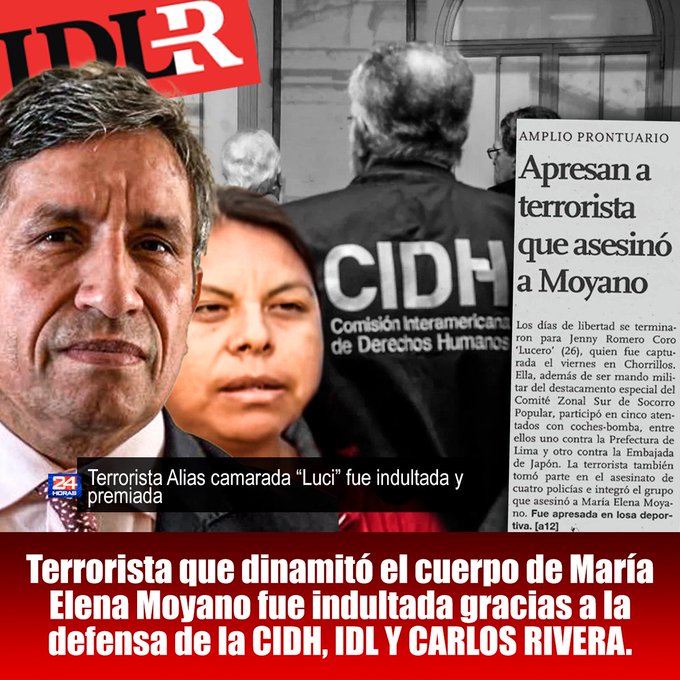 MarioMirandaSo's tweet photo. @IDL_Rivera @Poder_Judicial_ Lo dice el defensor de tucos y violadores de niños.
La Izquierda, Caviares, su prensa y ONG aliadas del Pensamiento Gonzalo apoyan joder a las FFAA y PNP q derrotaron militarmente a SL y MRTA.
Necesitan Pobreza, Caos, FFAA y PNP débiles para  tomar el poder y la mamadera Estatal. https://t.co/jljWsyZocV