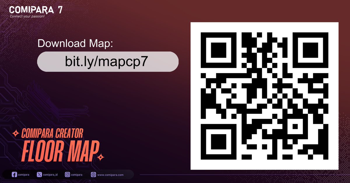 comipara_id's tweet photo. [FLOOR MAP]
Halo semuanyaaaa~
Apa kabaaar? Semoga teman-teman sehat selalu ya! 
(˶˃ ᵕ ˂˶) 

Akhirnya, Floor Map Creator Comipara 7 jadi juga! 
Makin nggak sabar buat segera Comipara lagi ya, yuk tetap semangat berkaryaa~ https://t.co/EByAJHzbtd