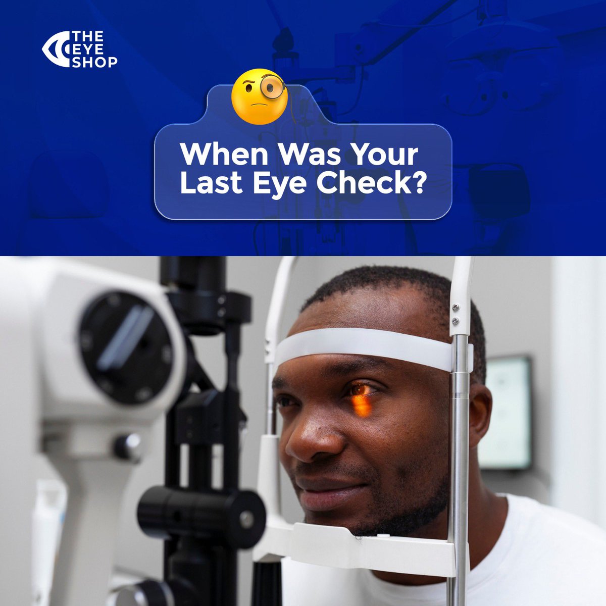 EyeShopNG's tweet photo. When was your last eye check?   ​

Regular eye exams are important at every stage of life, even when your vision feels perfectly fine.​

Drop your answer in the comments and let’s see how many people are actually up-to-date with their eye health. https://t.co/P3ay3fRfIZ