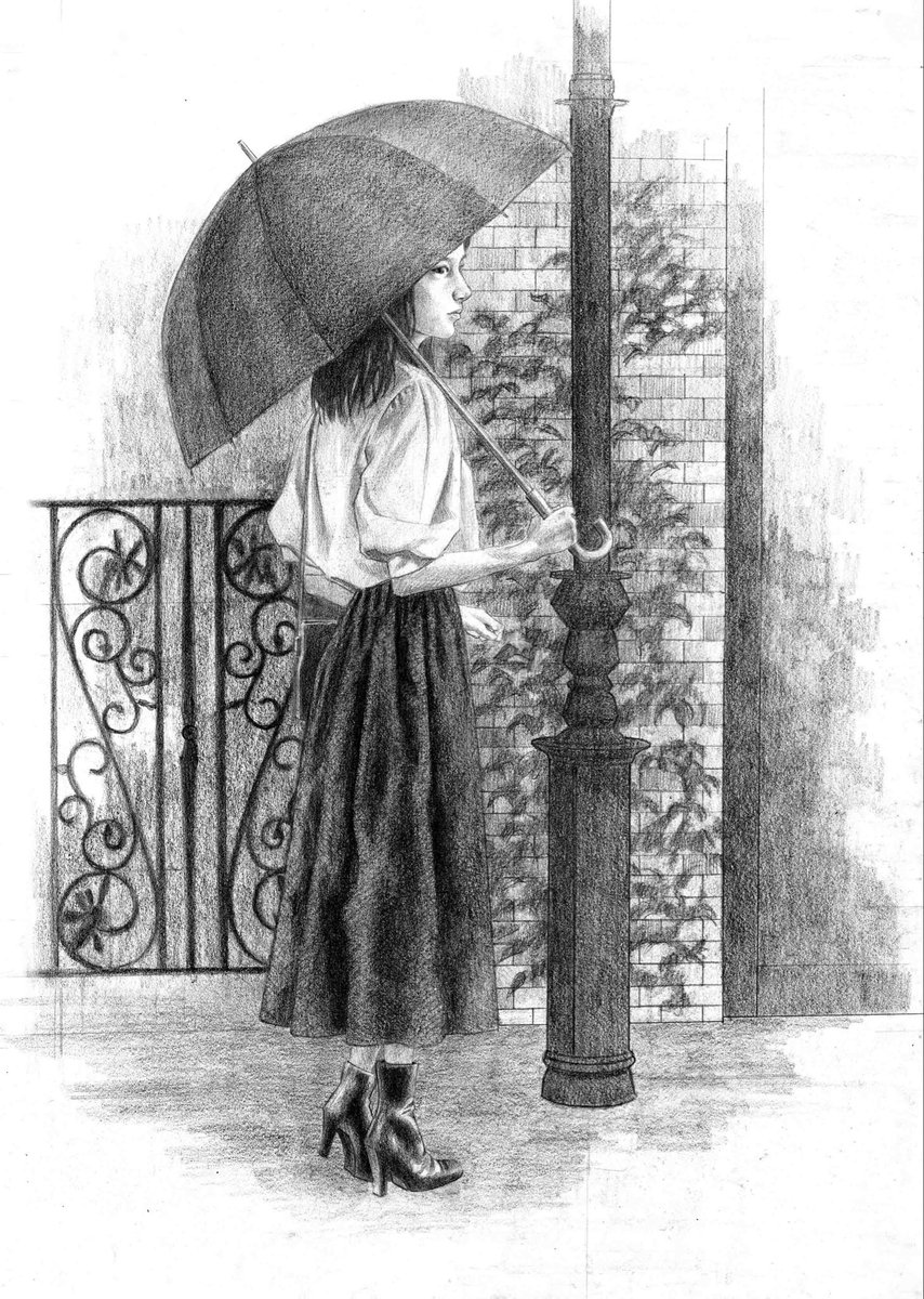 鉛筆画 26/07/10 #鉛筆画 #ポートレート #デッサン #drawing #pencil_art