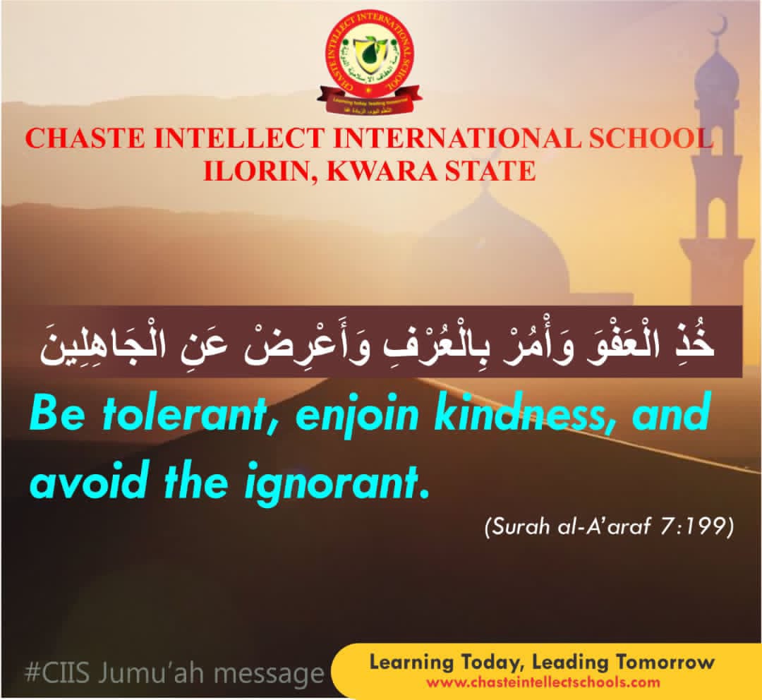 ChasteIntellect's tweet photo. CIIS, ILORIN
Reported by Jarīr, may Allāh be pleased with him, he said that the Messenger of Allāh ﷺ said, "Whoever forbids leniency would be forbidden goodness." [Al-Bukhārī: 463, At-Tabarānī: 2449] https://t.co/pEAElLtmSC